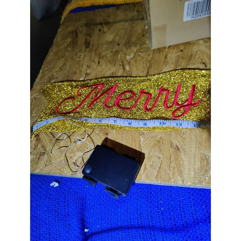 LED Merry & Bright Ribbon